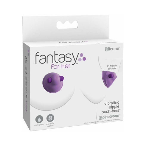 Succionador de pezones vibrador Pipedream For Her, morado